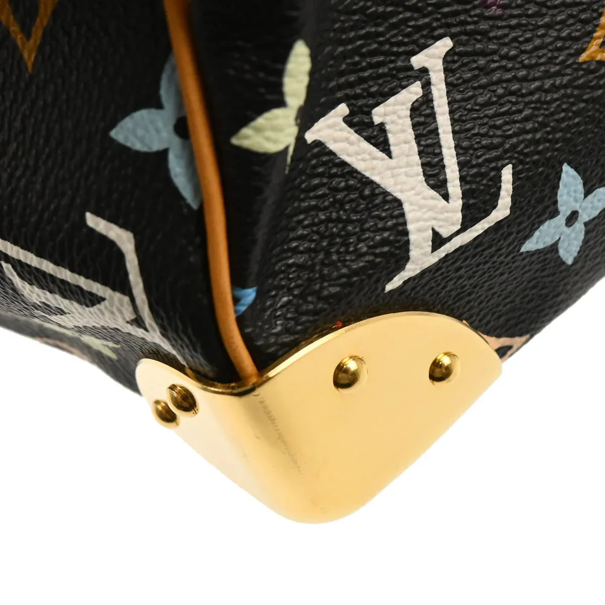 Louis Vuitton 2003 Black Monogram Multicolor Speedy 30 Handbag M92642