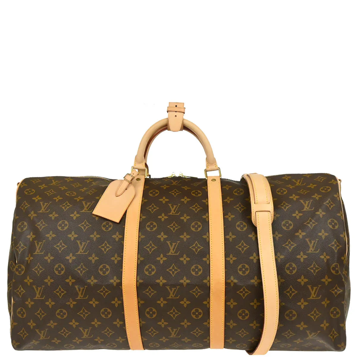 Louis Vuitton 2000 Monogram Keepall Bandouliere 60 Duffle Bag M41412