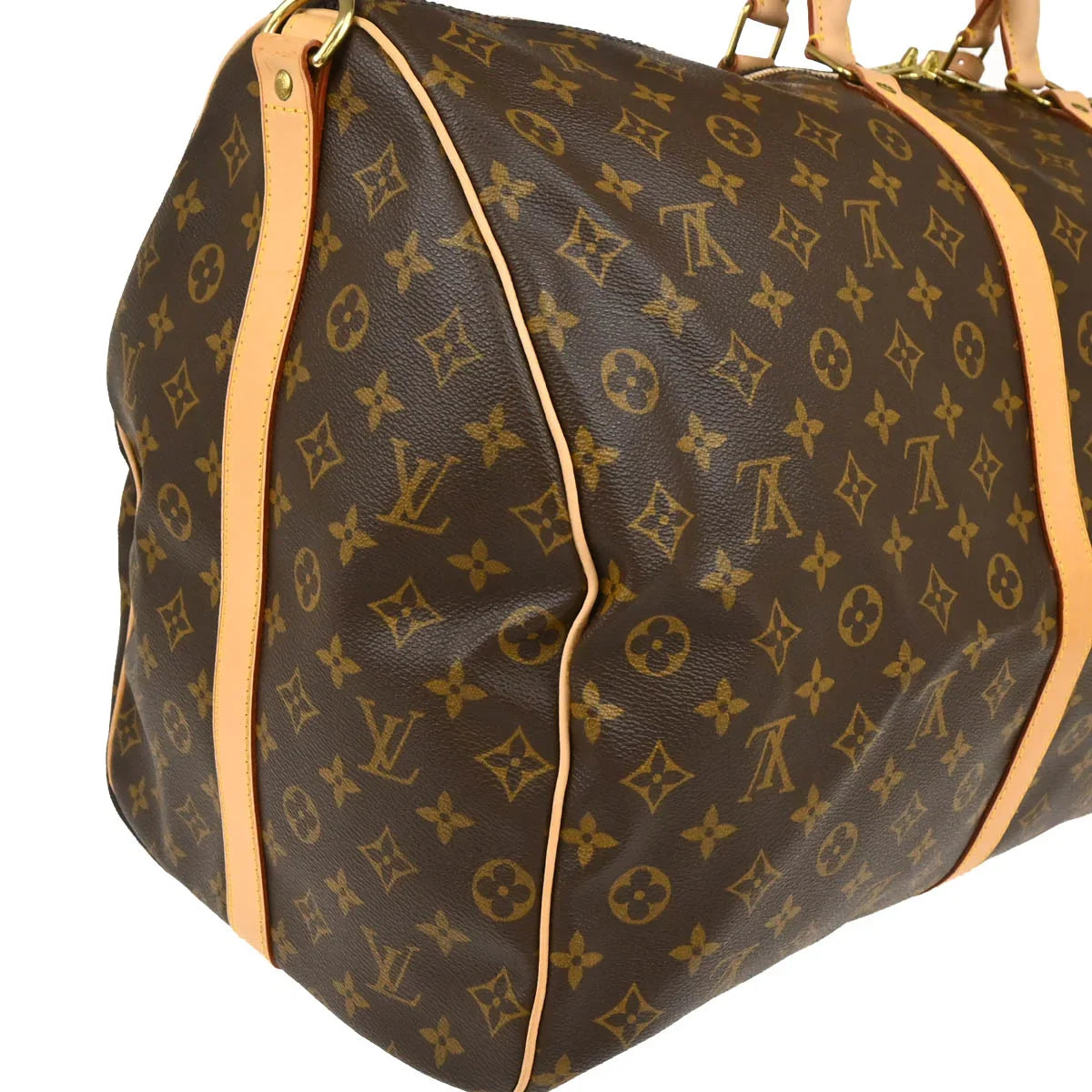 Louis Vuitton 2000 Monogram Keepall Bandouliere 60 Duffle Bag M41412