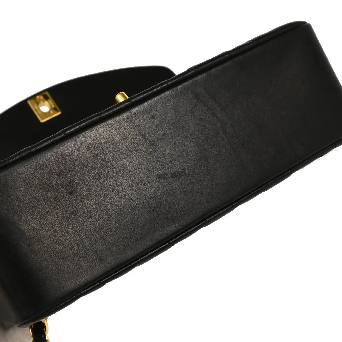 Chanel 1996-1997 Black Lambskin Small Diana Shoulder Bag