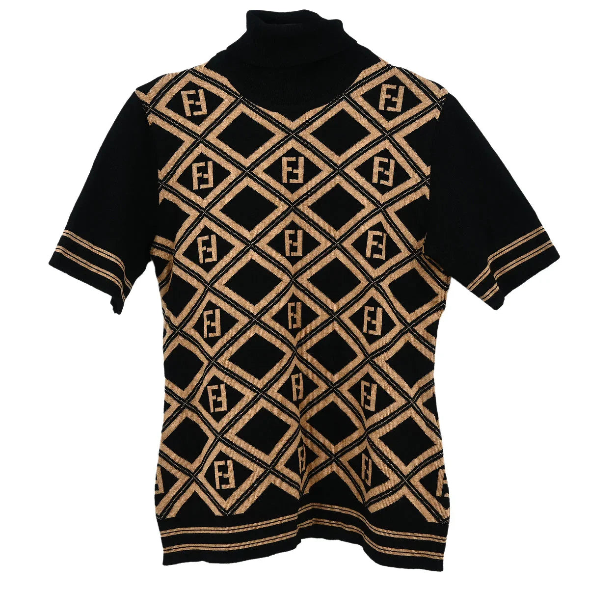 Fendi Short Sleeve Top Black #42