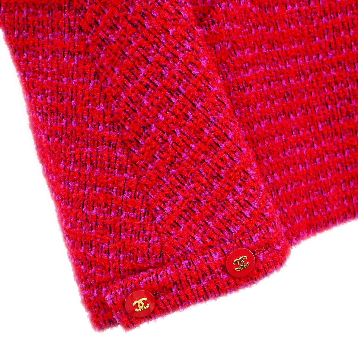 Chanel 1995 Double Breasted Jacket Red #38