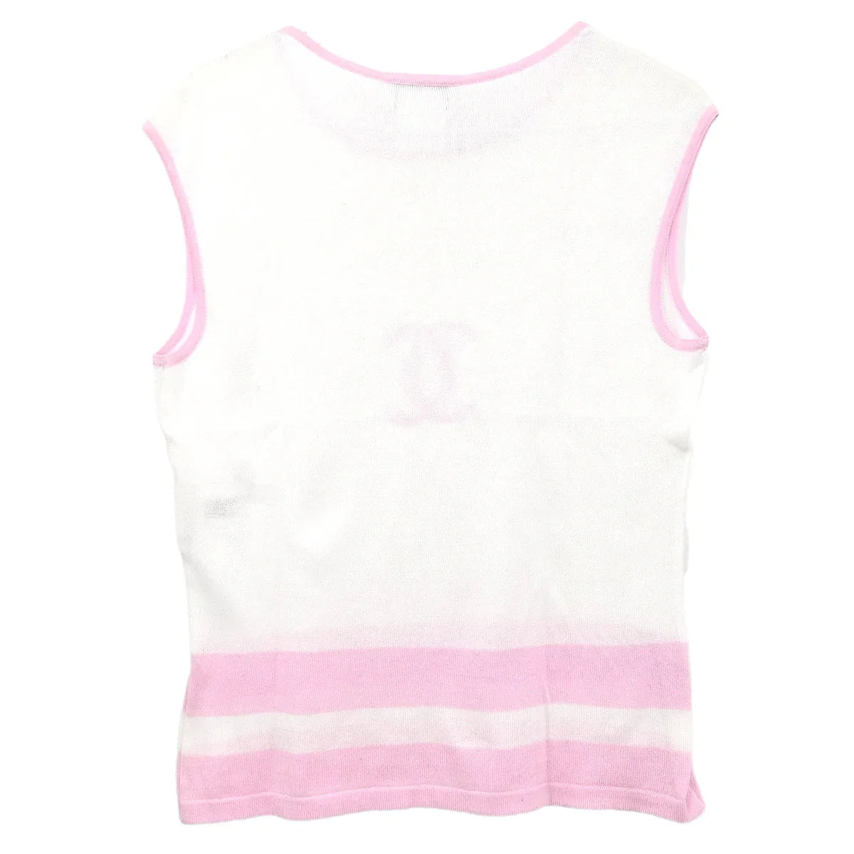 Chanel 2000 Sleeveless Top White #42