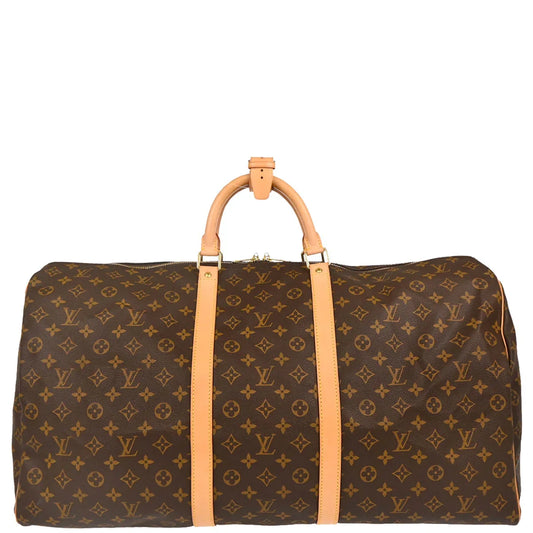 Louis Vuitton 2000 Monogram Keepall 60 Duffle Handbag M41422