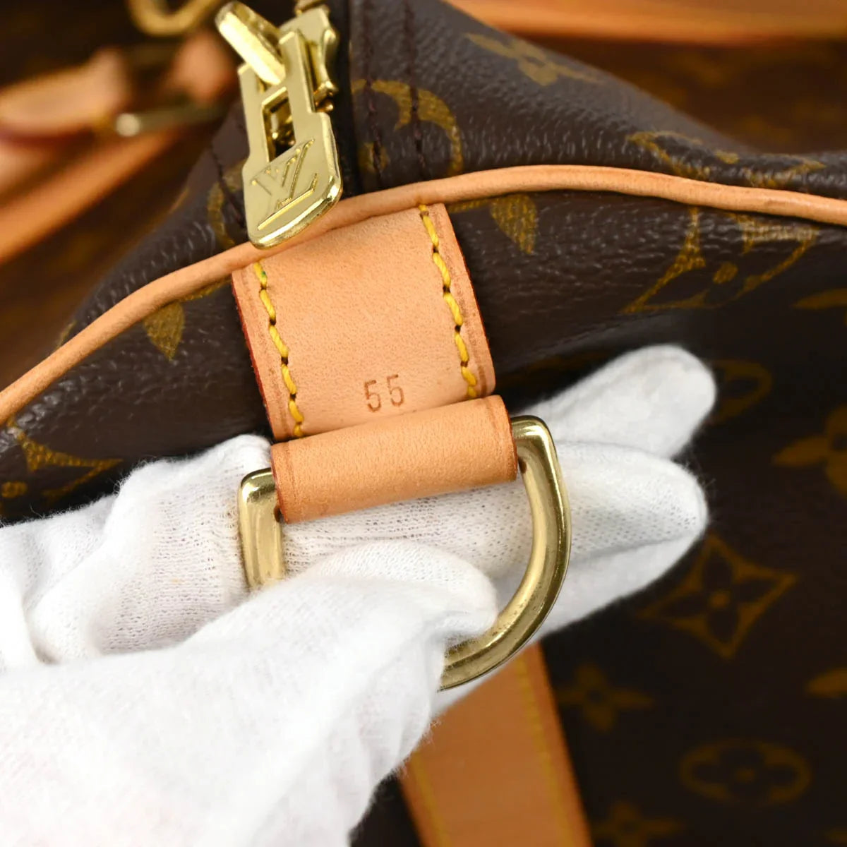 Louis Vuitton 1998 Monogram Keepall Bandouliere 55 Duffle Bag M41414