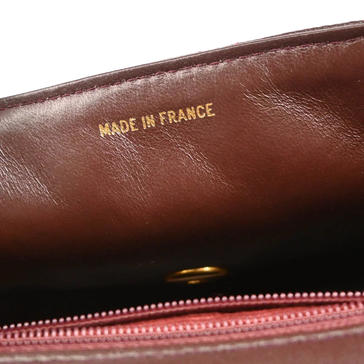 Chanel 1989-1991 Bordeaux Lambskin Mini Classic Square Flap Shoulder Bag