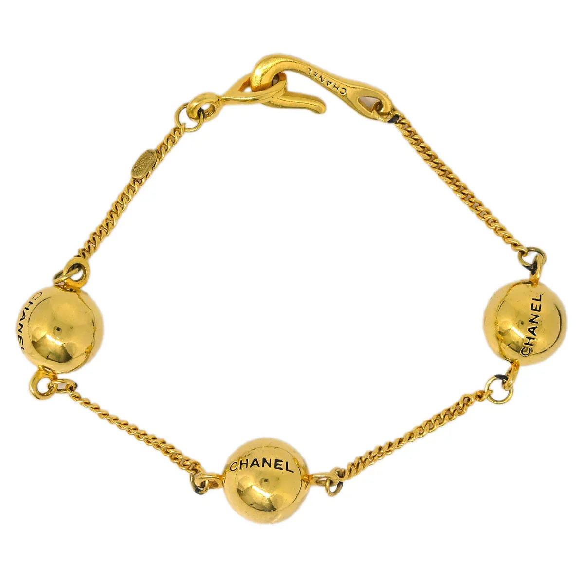Chanel Bracelet Gold Medallion 98P