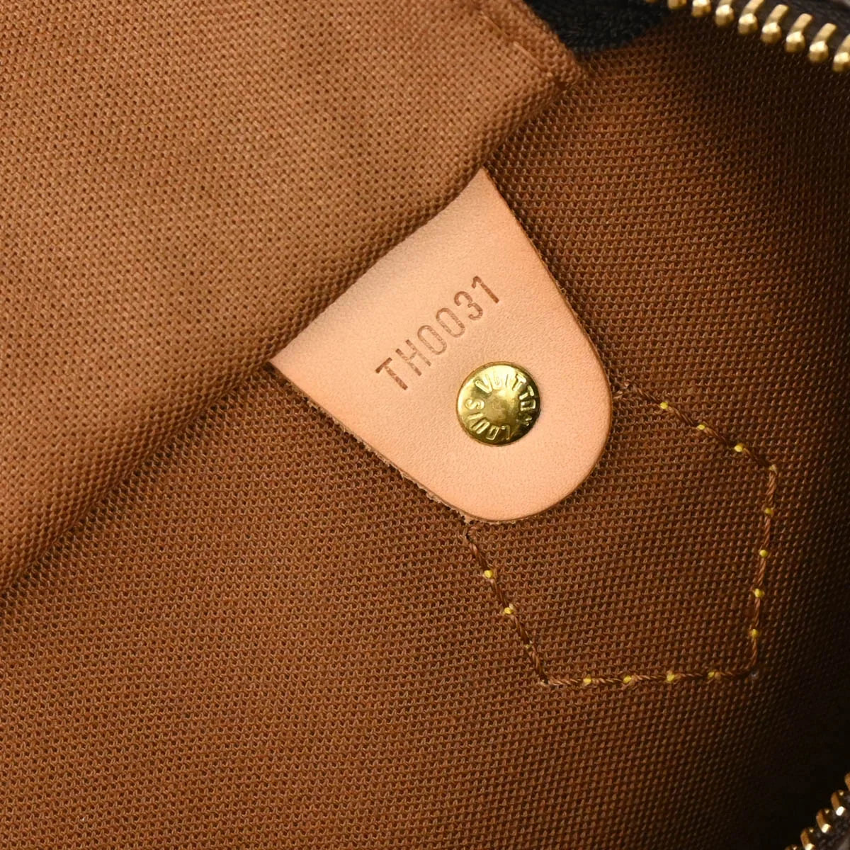 Louis Vuitton 2001 Khaki Monogram Graffiti Speedy 30 Handbag M92194