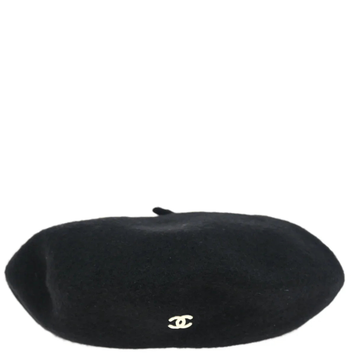 Chanel Black Hat Beret Small Good