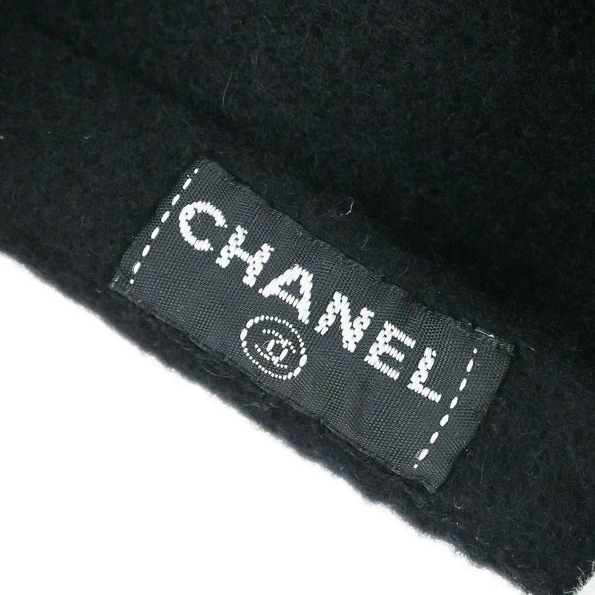 Chanel Black Hat Beret Small Good