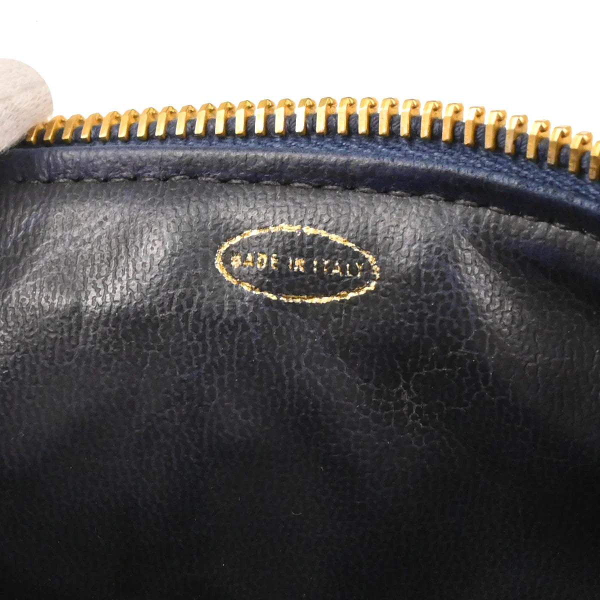 Chanel 1996-1997 Blue Denim Vanity Handbag