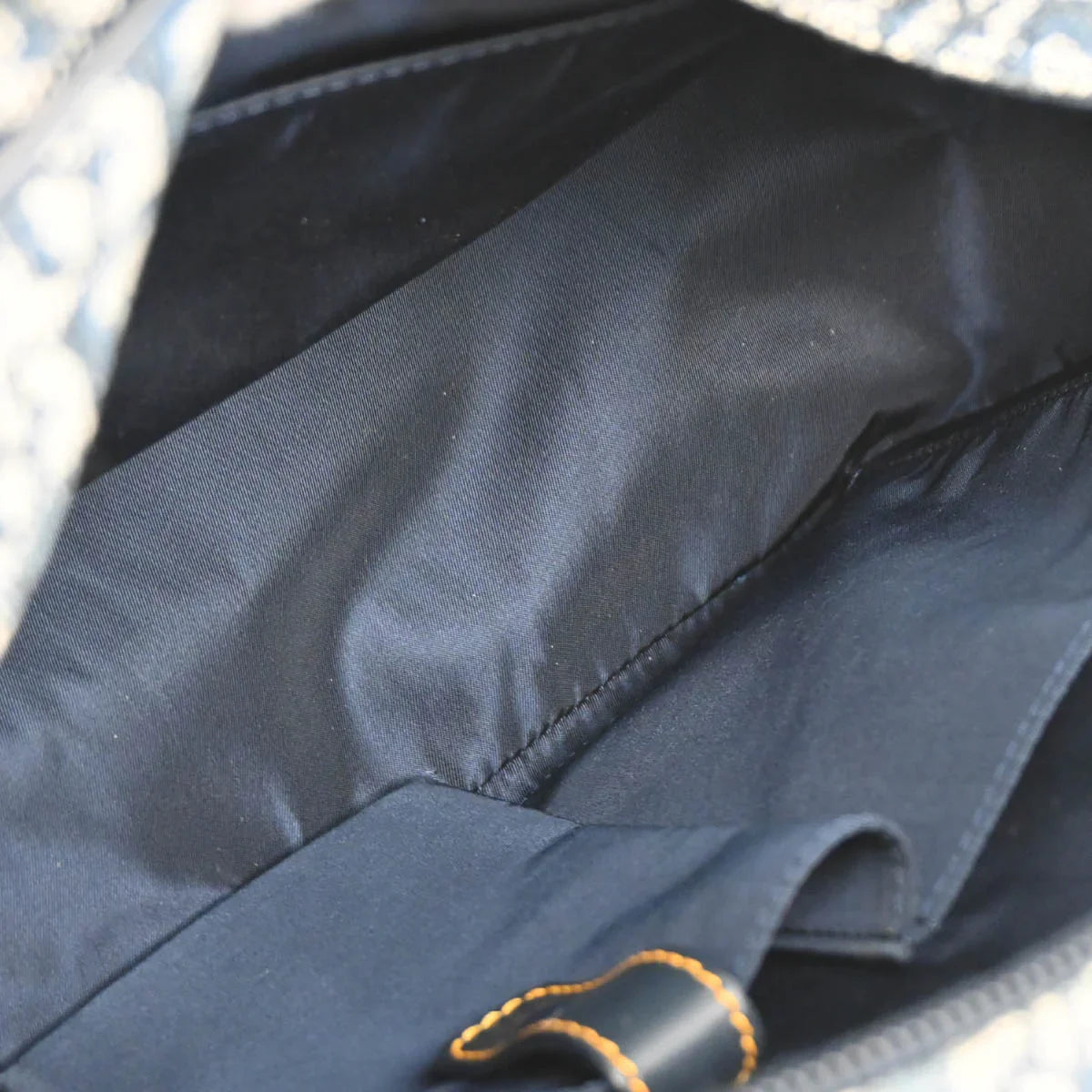 Christian Dior 2002 Navy Double Saddle Trotter Handbag