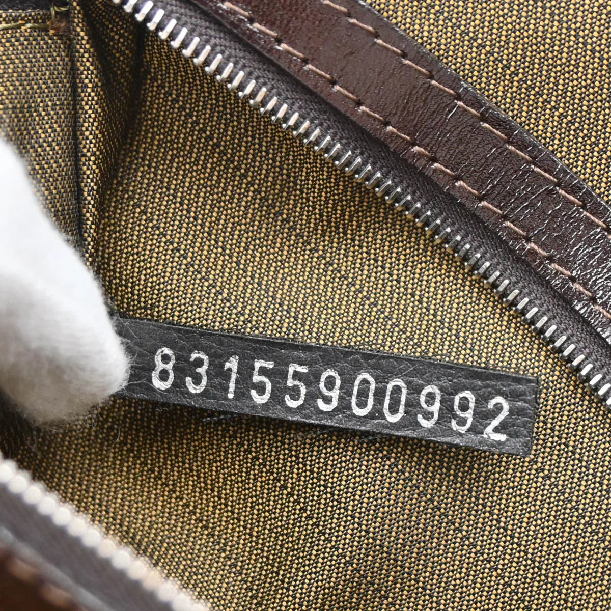 Fendi 1990s Brown Zucca 2way Shoulder Handbag