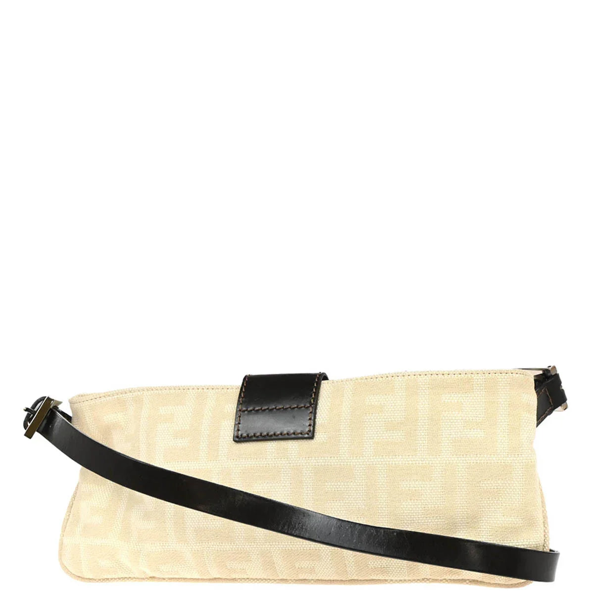 Fendi Ivory Zucca Shoulder Bag