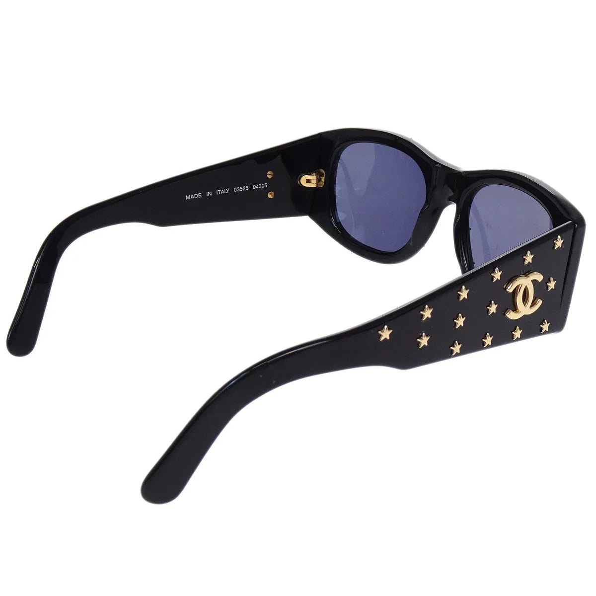 Chanel Sunglasses Eyewear Black Small Good