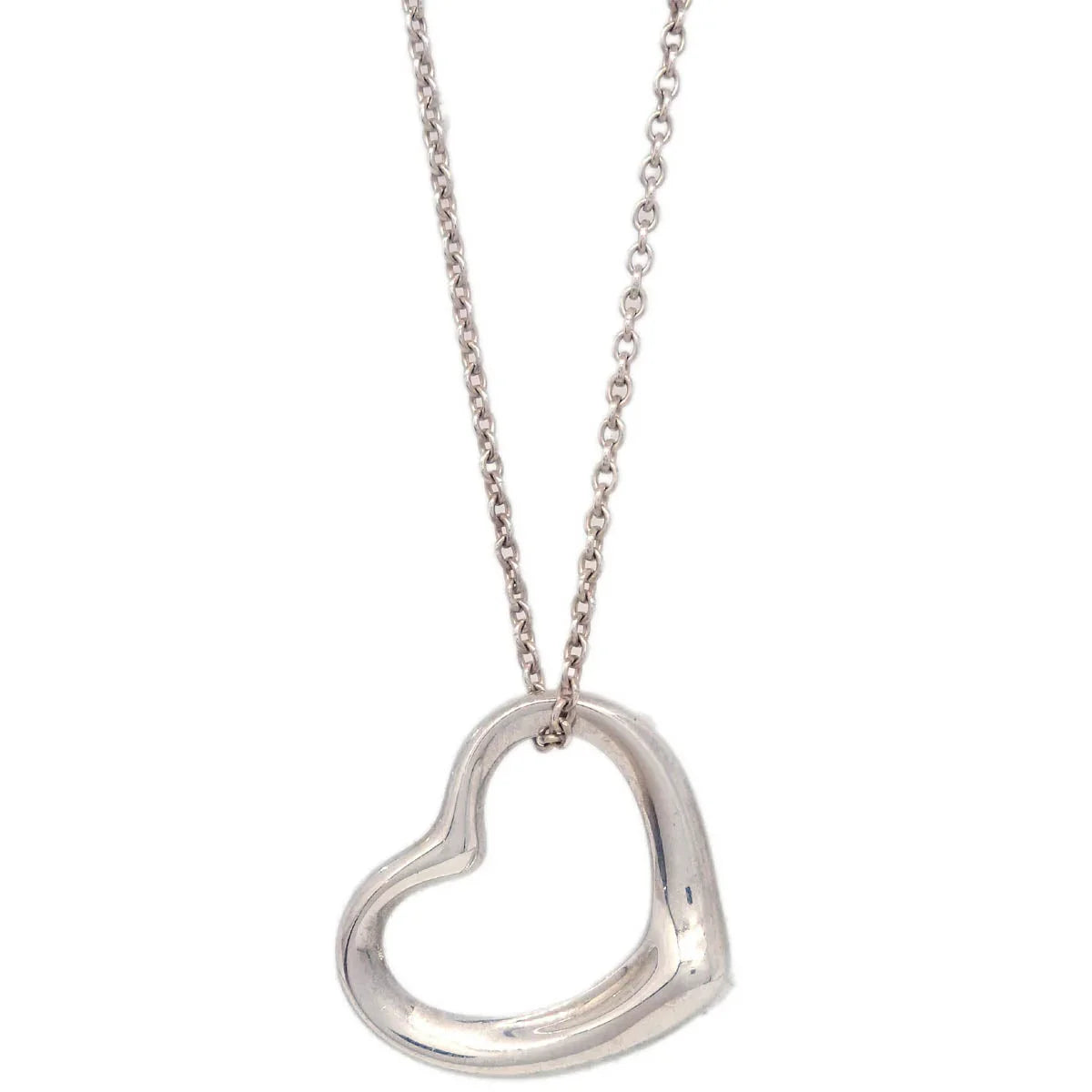 Tiffany & Co. Heart Pendant Necklace Ag925 Silver