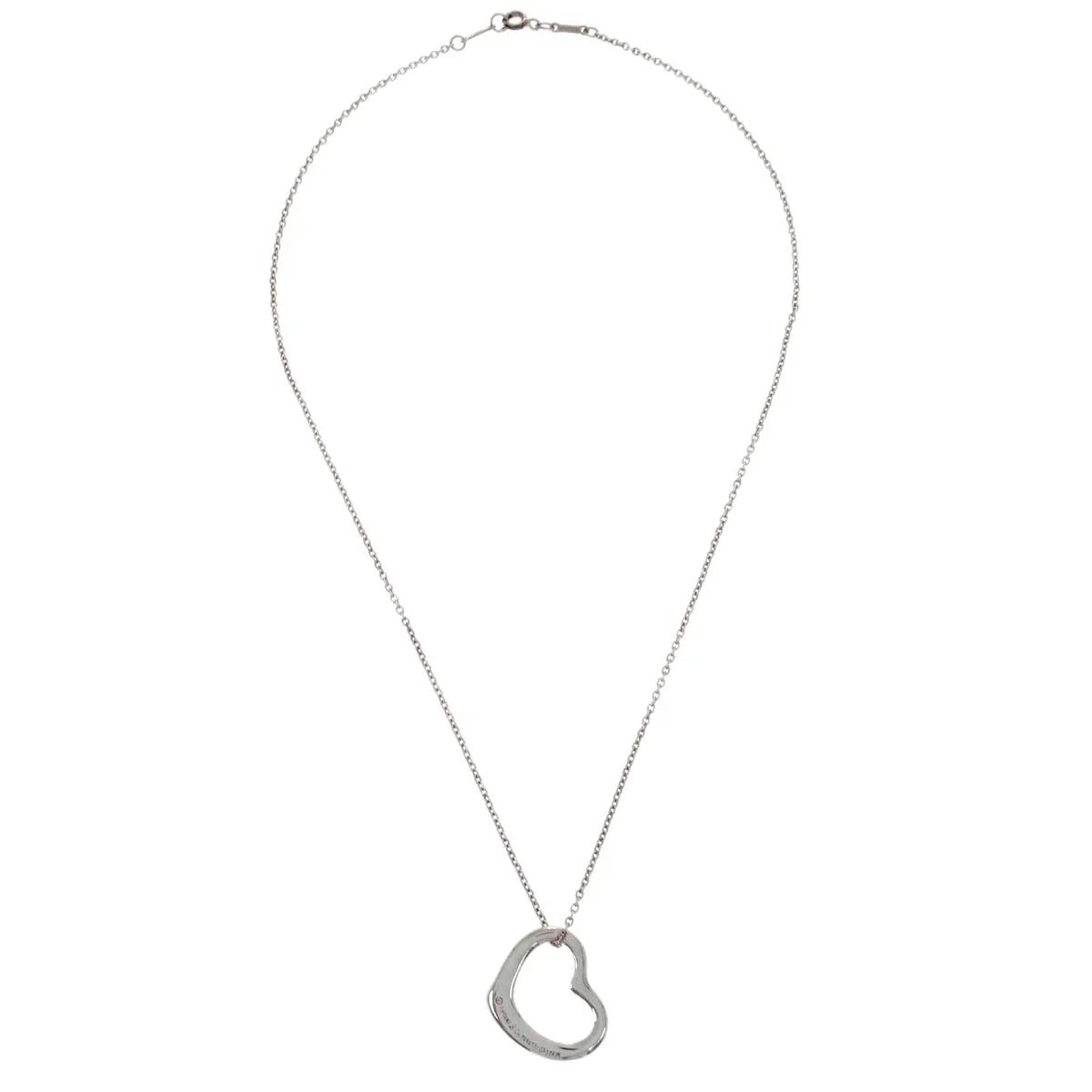 Tiffany & Co. Heart Pendant Necklace Ag925 Silver