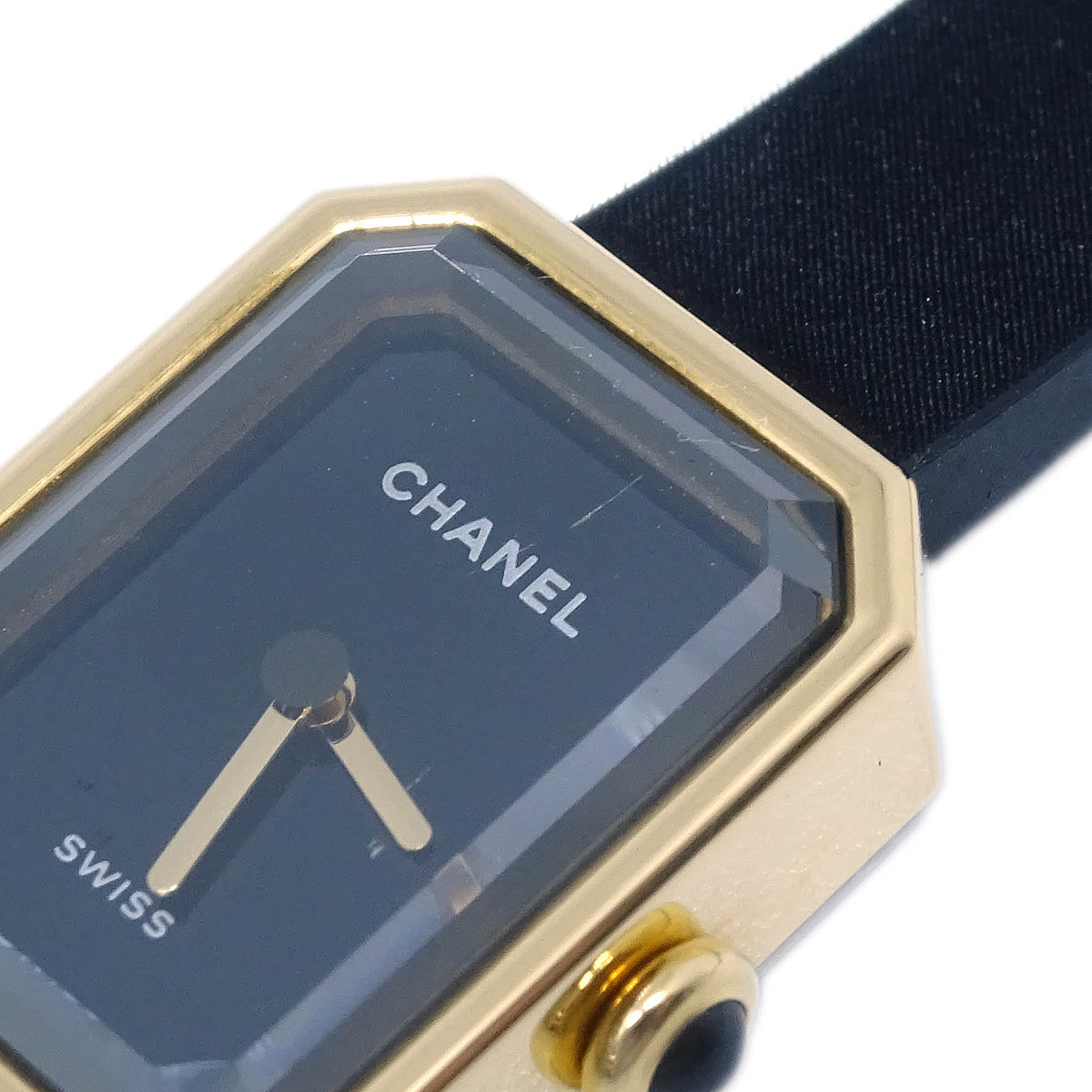 Chanel Premiere H6125 Quartz Watch Black 18KYG
