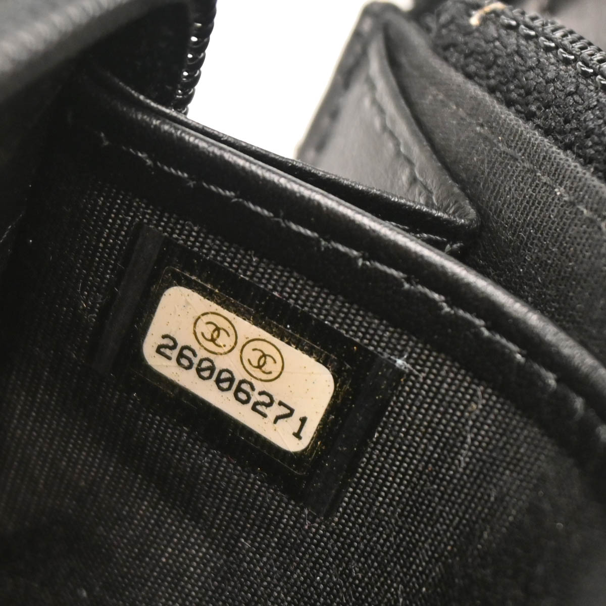 Chanel 2018-2019 Black Calfskin Wallet