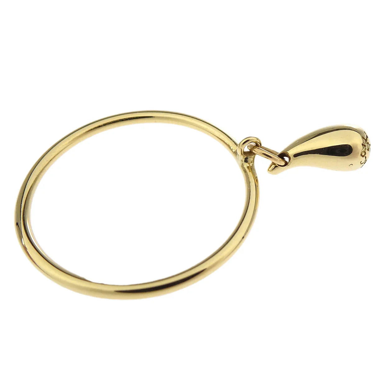 Tiffany & Co. Teardrop Ring 750 #52 #12