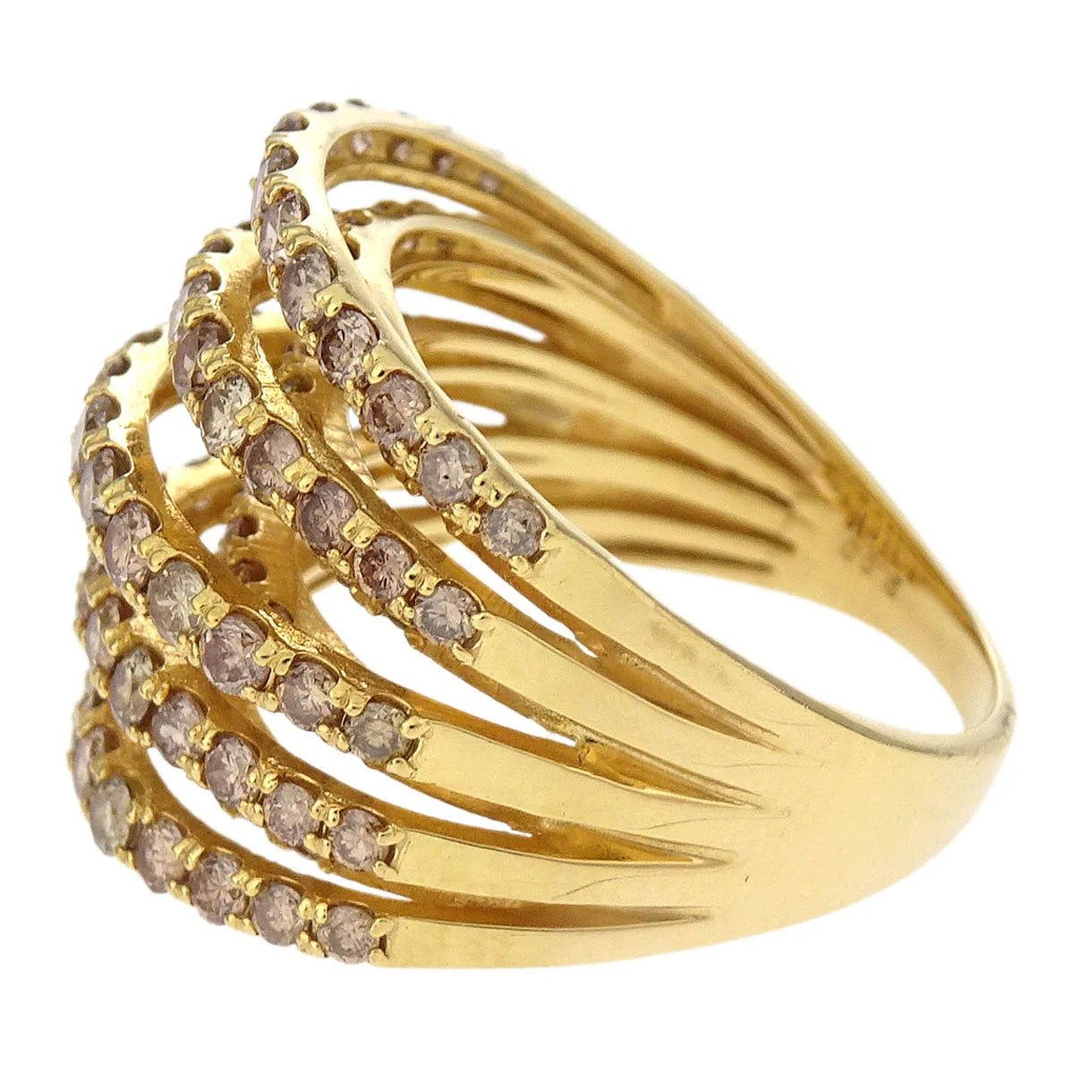 Ring K18 Diamond #51