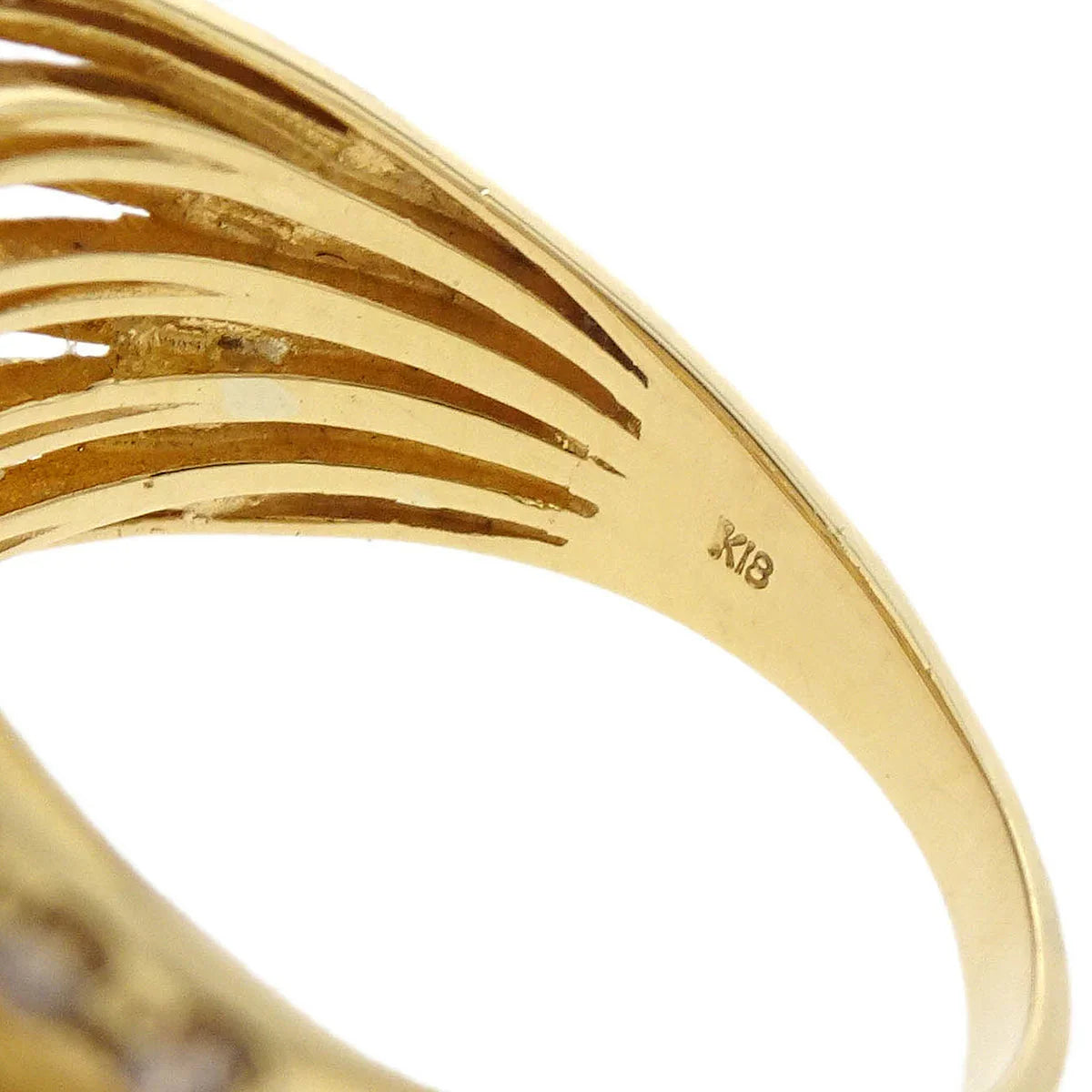 Ring K18 Diamond #51