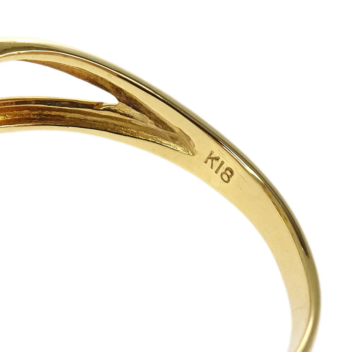 Ring K18 Diamond Gold #50