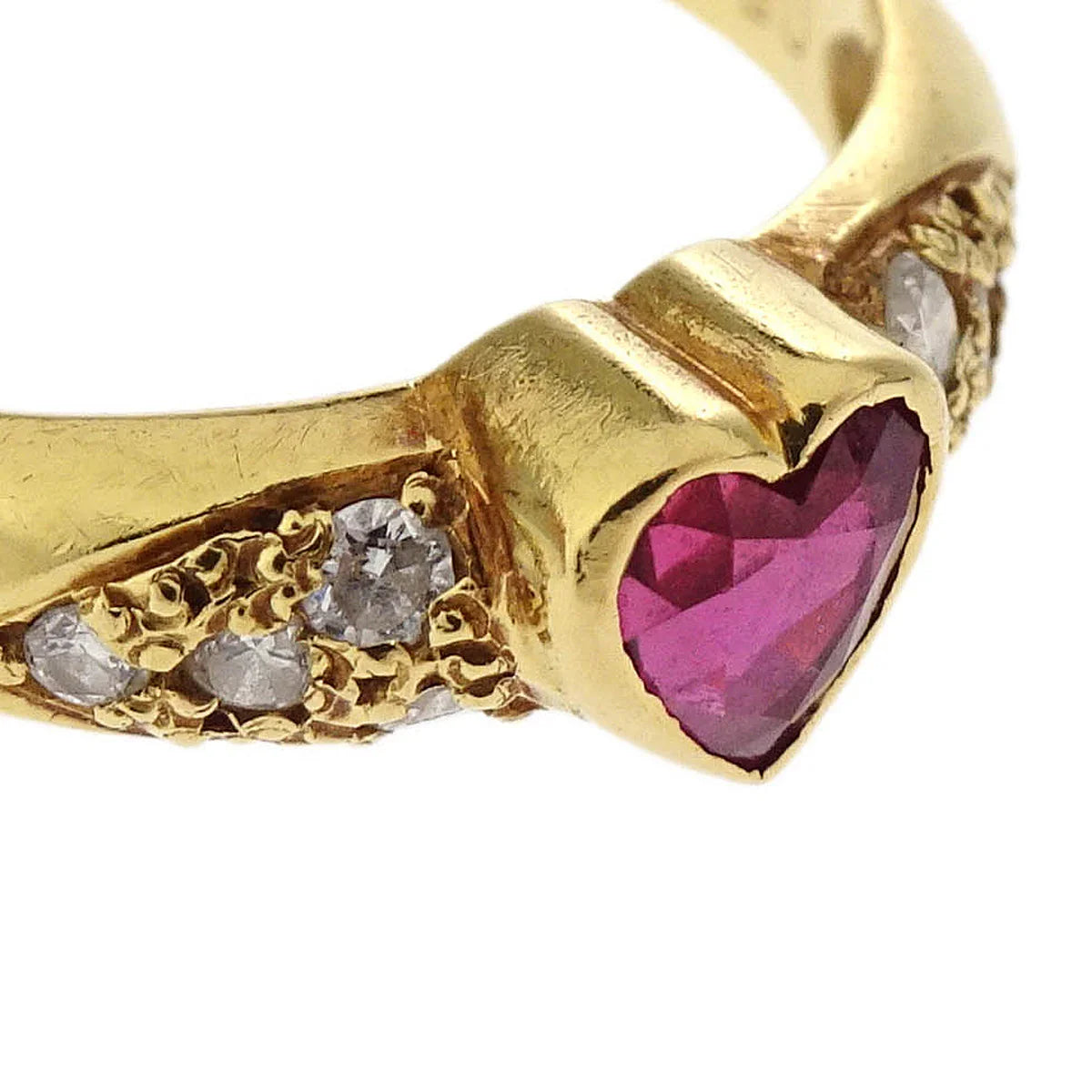 Ring 750 Ruby Diamond #51