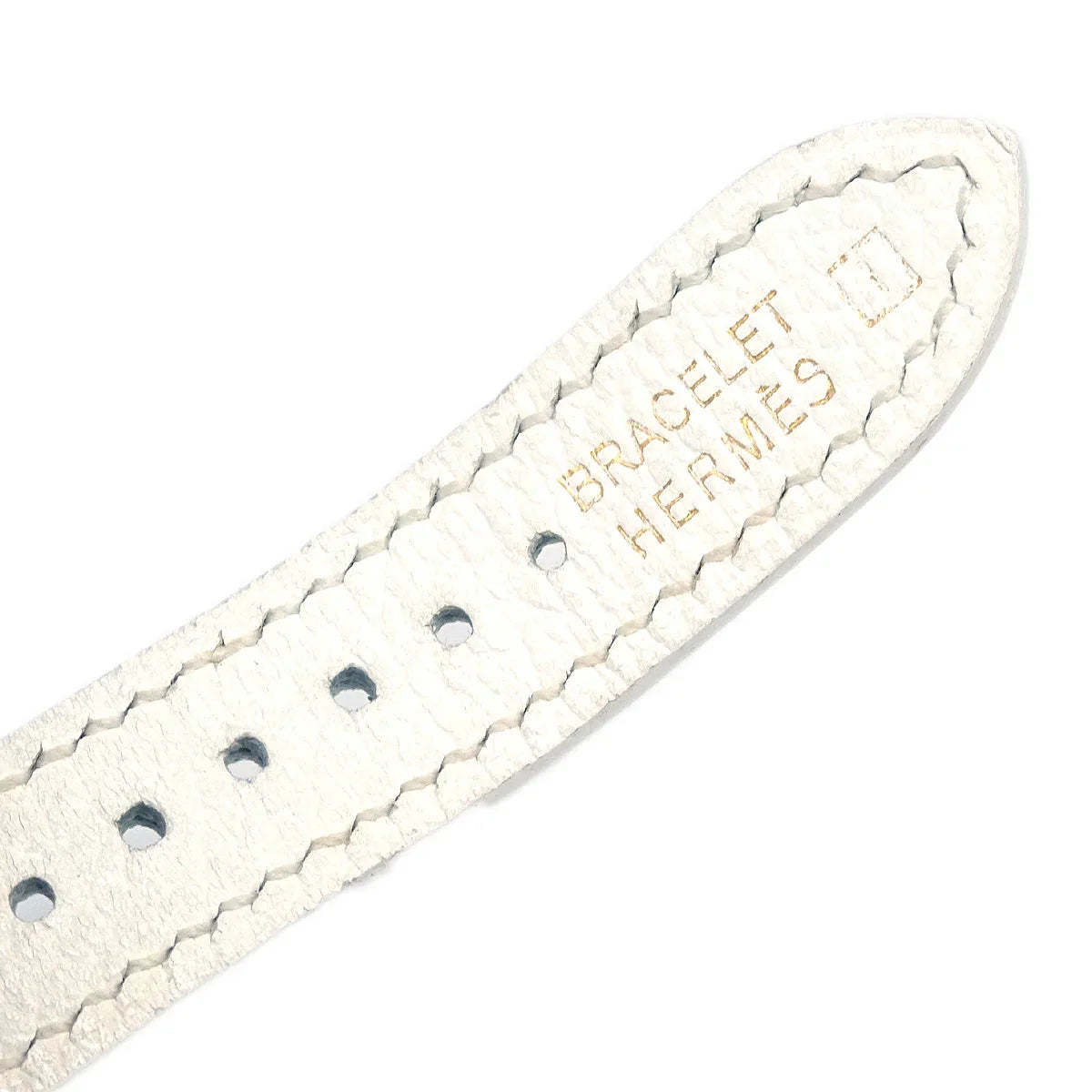 Hermes H Watch HH1.201 Quartz Epsom Watch White