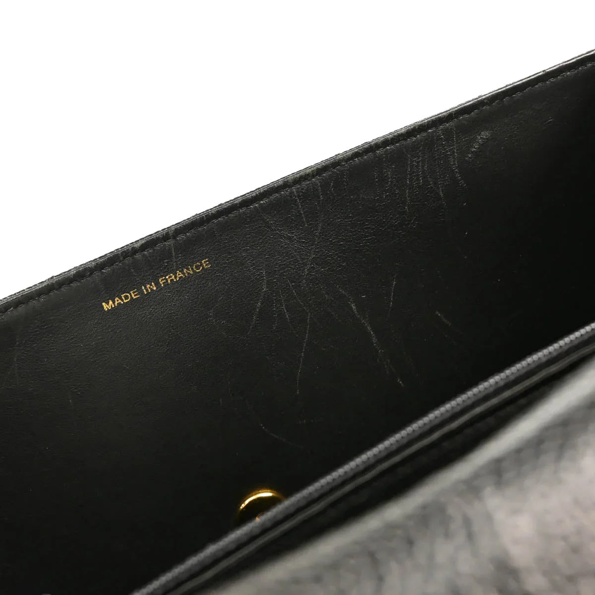 Chanel 1997-1999 Black Caviar Jumbo Classic Flap Bag