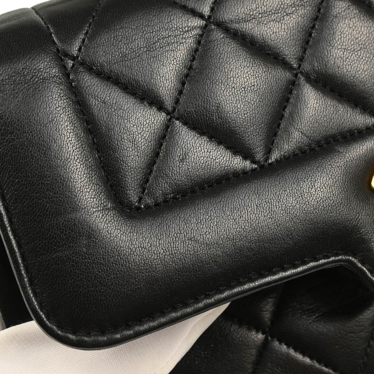 Chanel 2012-2013 Black Lambskin Shoulder Bag