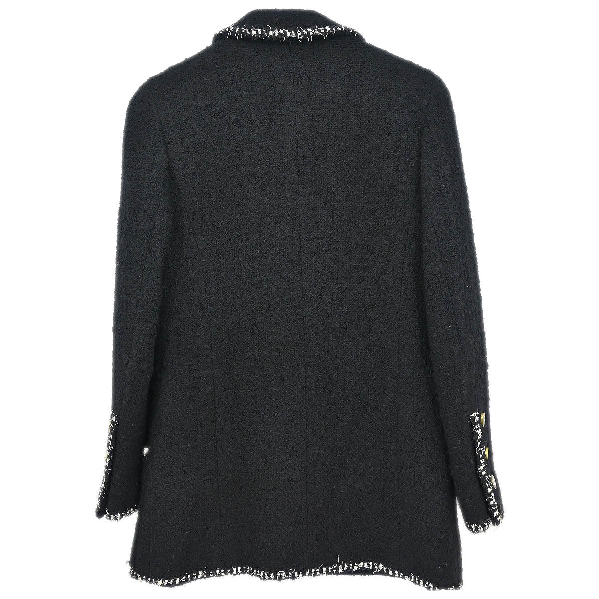 Chanel 1994 Double Breasted Jacket Black #36