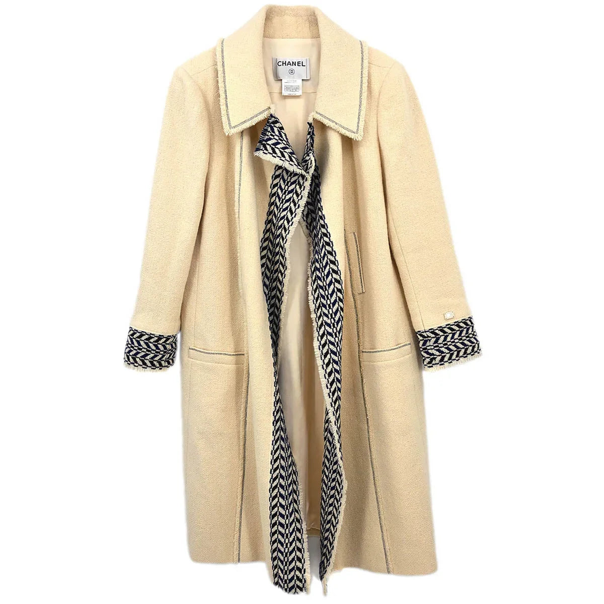 Chanel 2004 Coat White #46