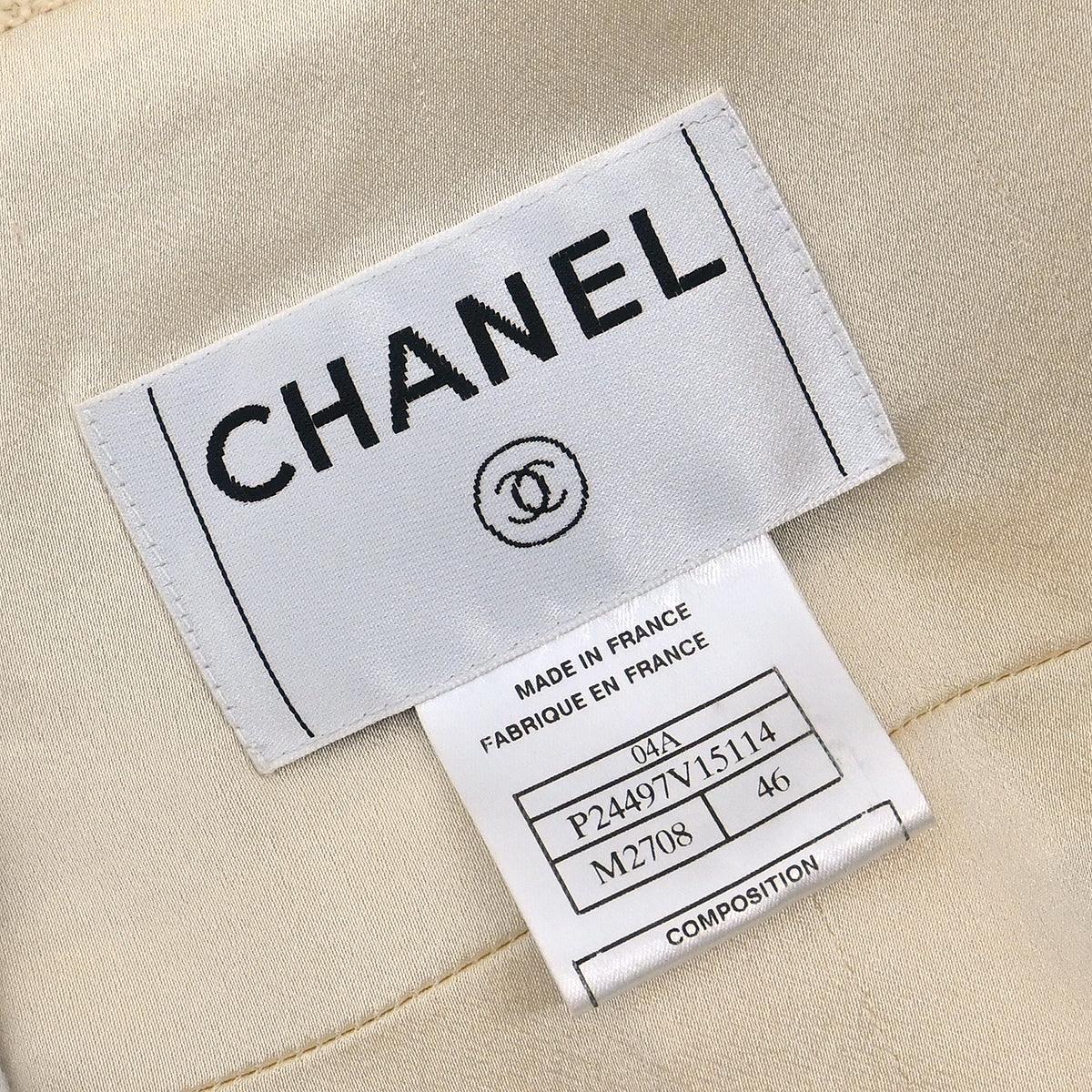 Chanel 2004 Coat White #46