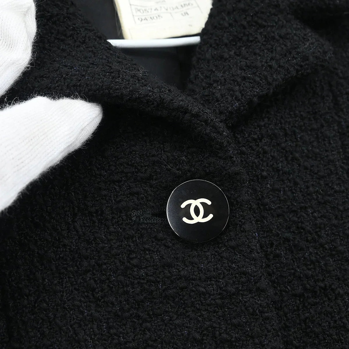 Chanel 1995 Single Breasted Jacket Black #38