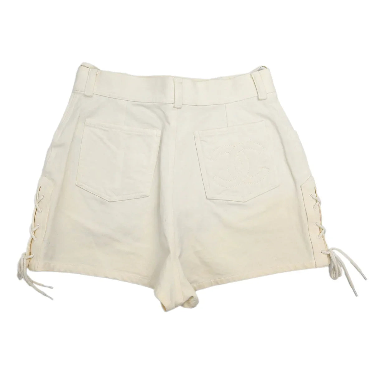 Chanel 1997 Short Pants White #38