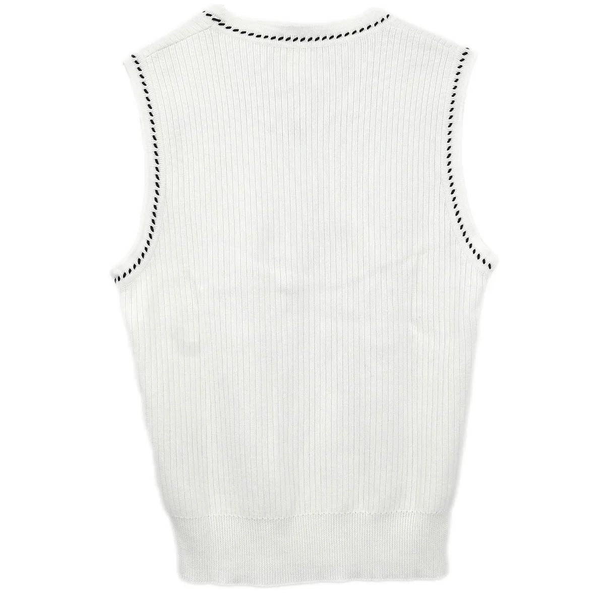 Chanel Sleeveless Top White #40