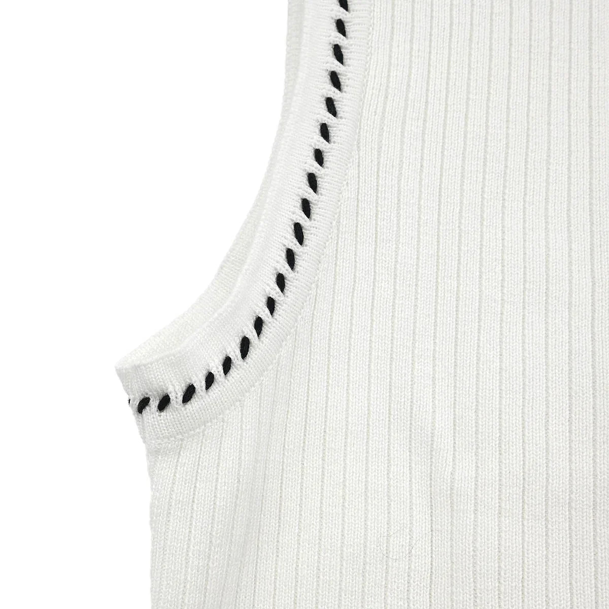 Chanel Sleeveless Top White #40