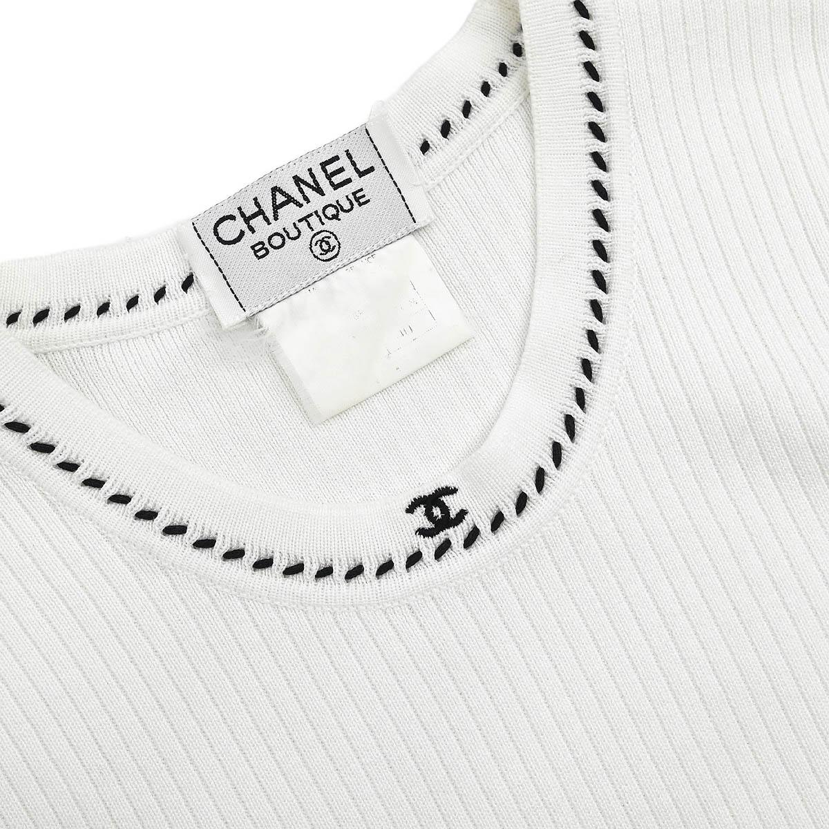 Chanel Sleeveless Top White #40
