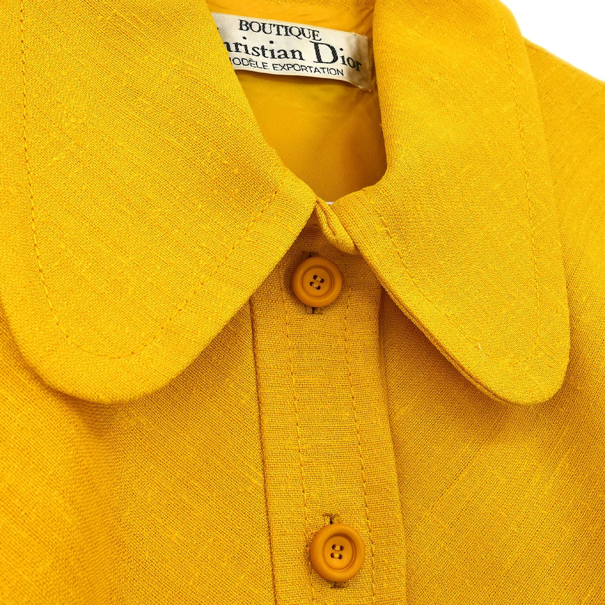 Christian Dior Sleeveless Jacket Yellow