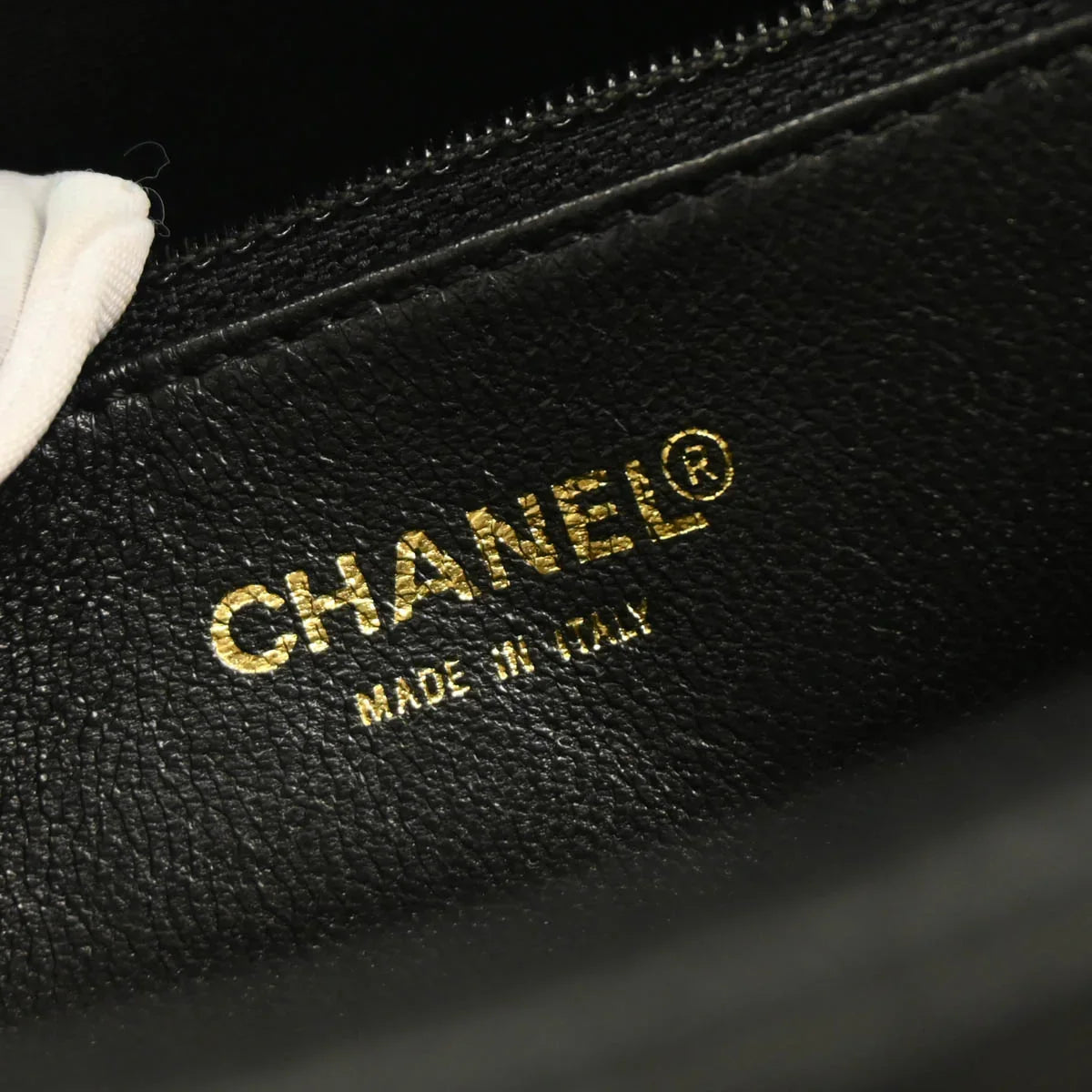 Chanel 2001-2003 Black Caviar Medallion Tote Handbag