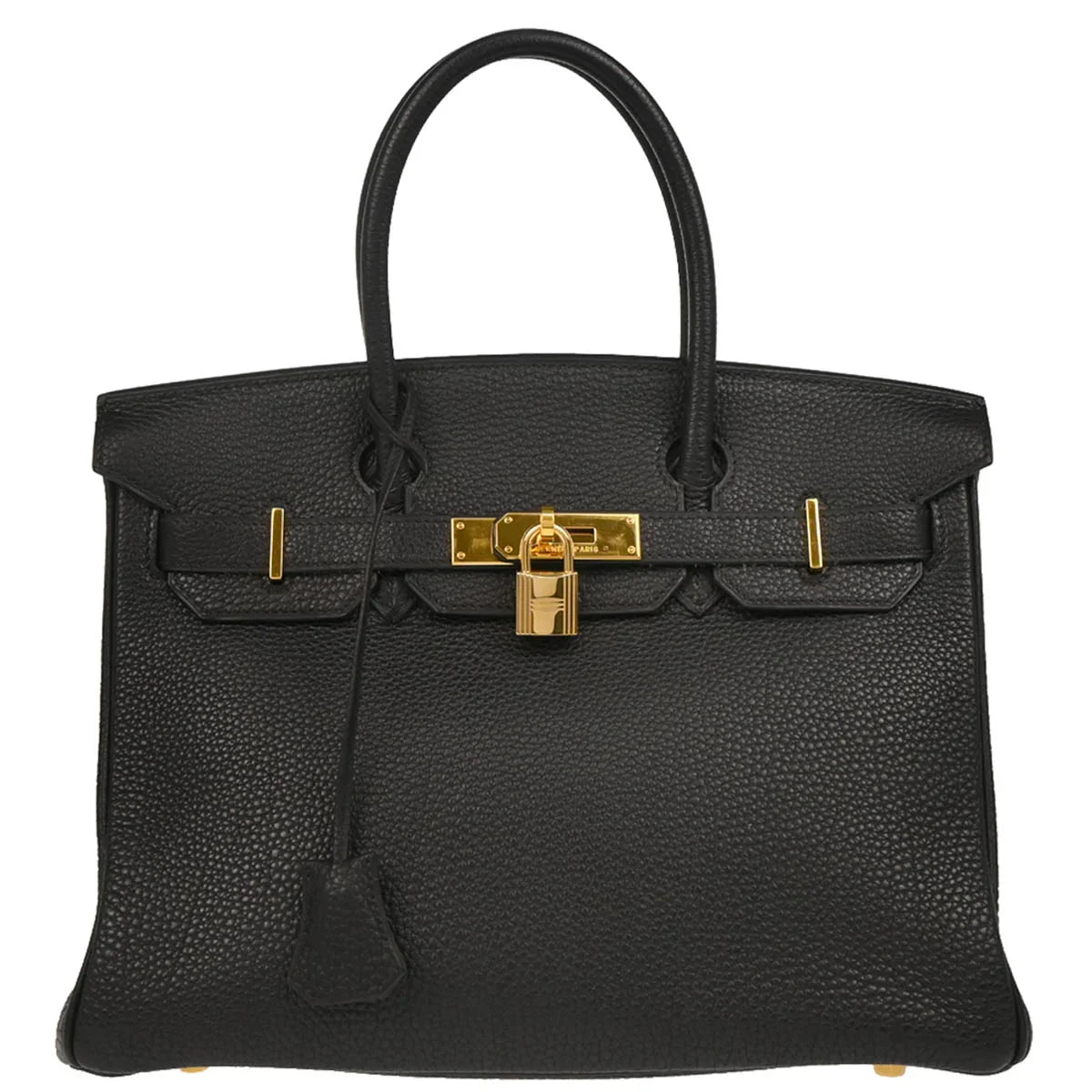 Hermes 2003 Black Togo Birkin 30 Handbag