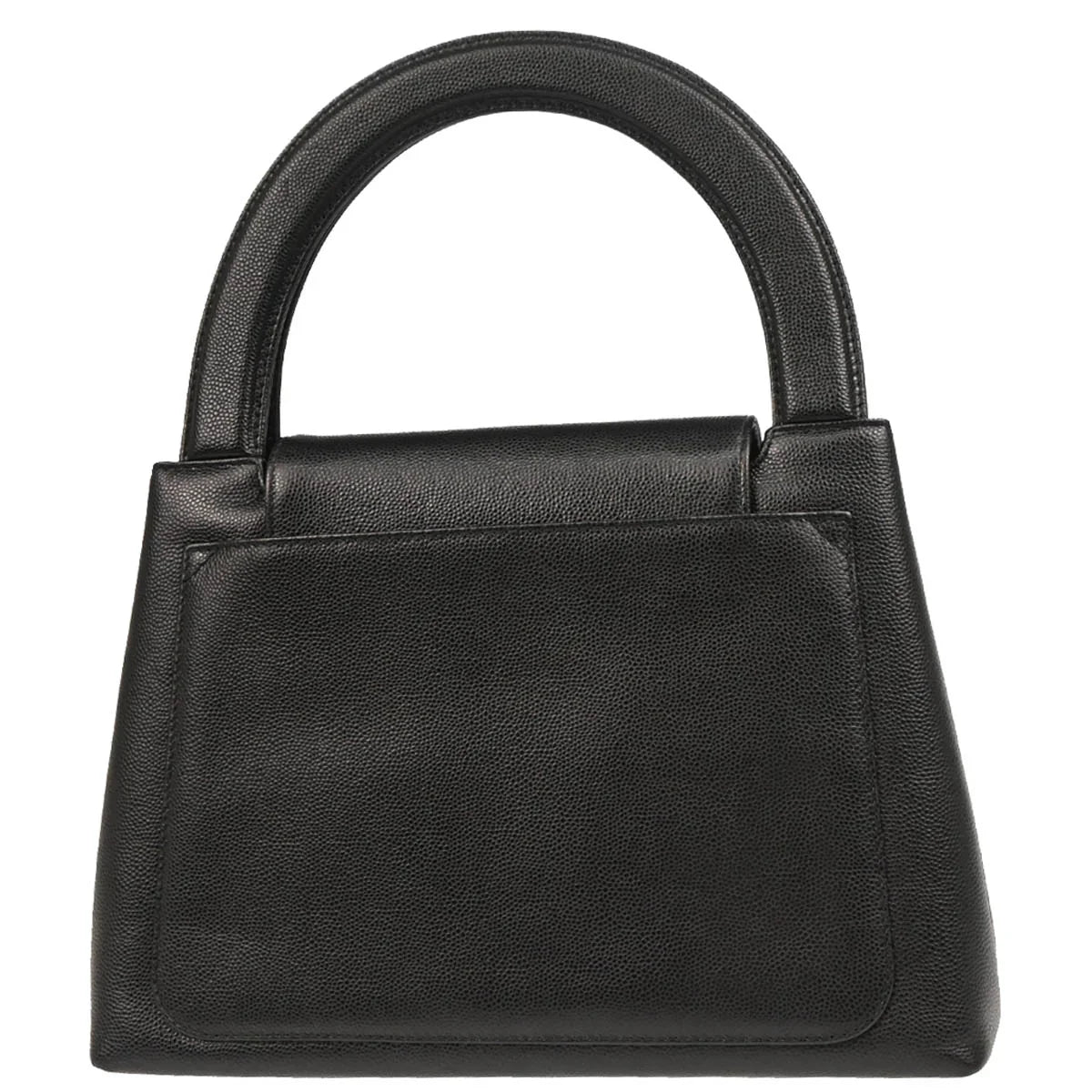 Chanel 1997-1999 Black Caviar Handbag