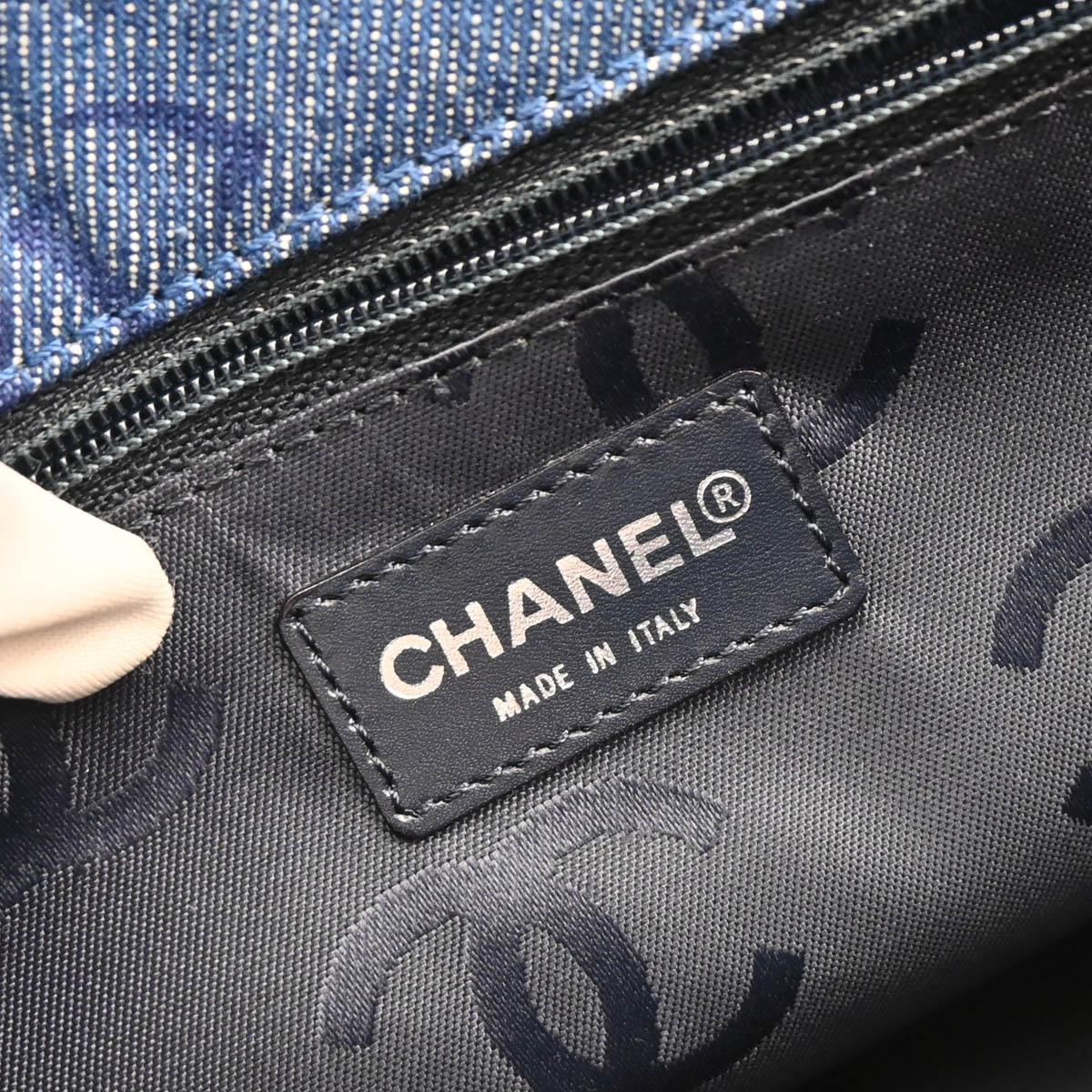 Chanel 2002-2003 Blue Denim Handbag
