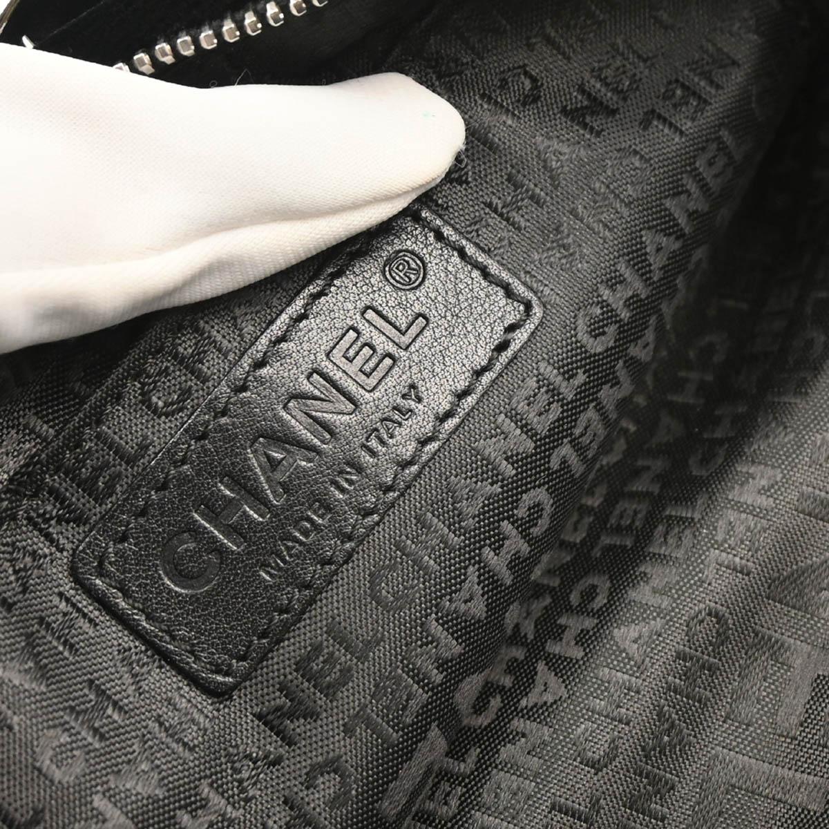 Chanel 2005-2006 Black Velvet Satin Handbag