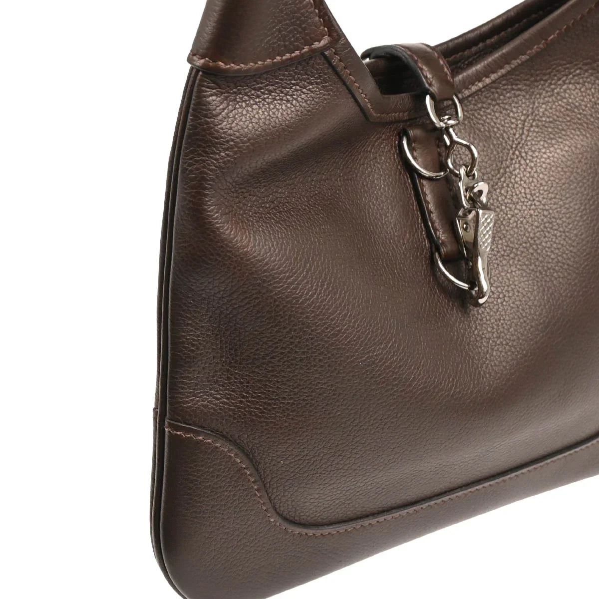 Hermes 2005 Chocolat Evercalf Trim 24 Handbag