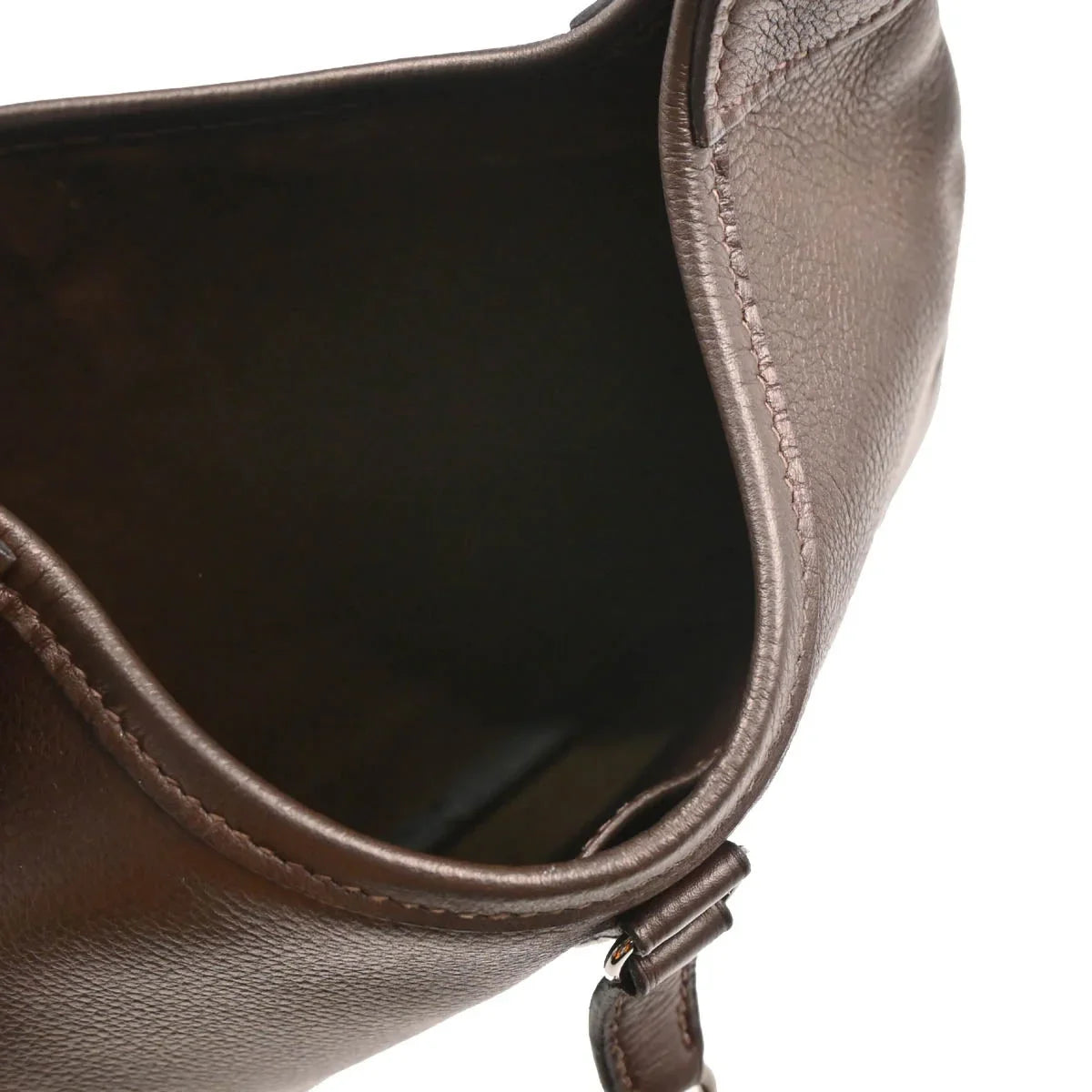Hermes 2005 Chocolat Evercalf Trim 24 Handbag