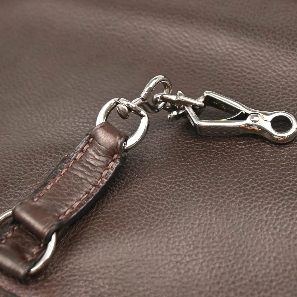 Hermes 2005 Chocolat Evercalf Trim 24 Handbag