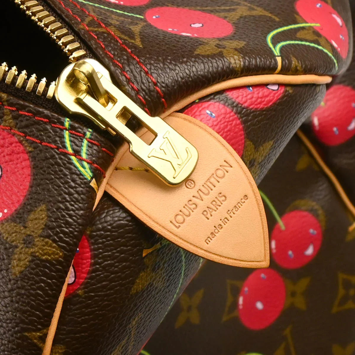 Louis Vuitton 2005 Monogram Cherry Keepall 45 M95011