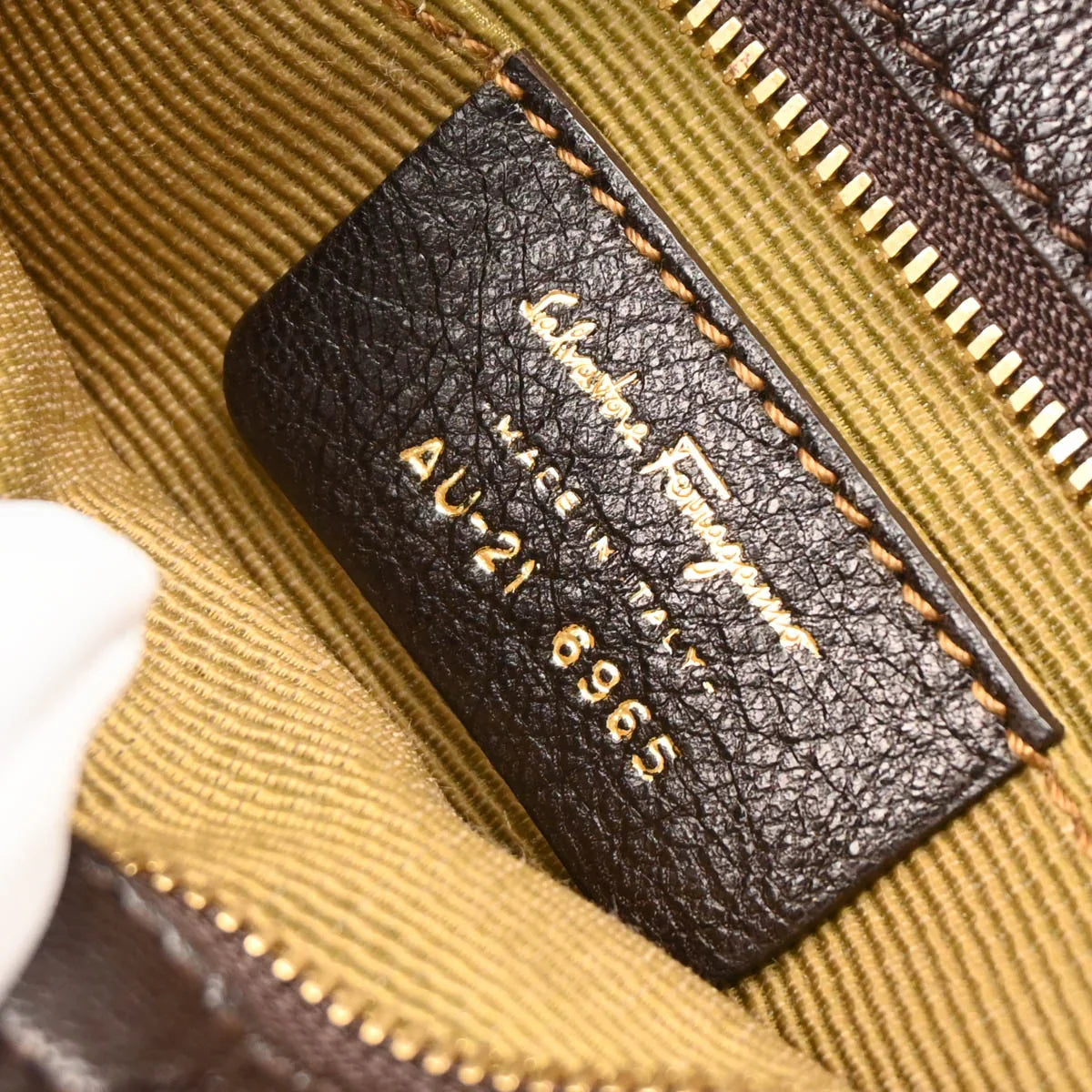 Salvatore Ferragamo Canvas Gancini Handbag